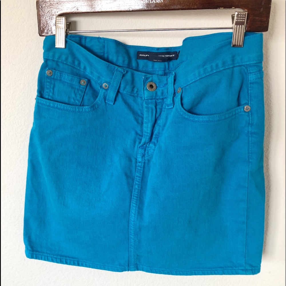 RL denim skirt